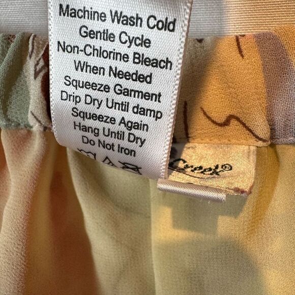 Coldwater Creek Tiered Floral Skirt Women’s Small Bohemian - Picture 7 of 7